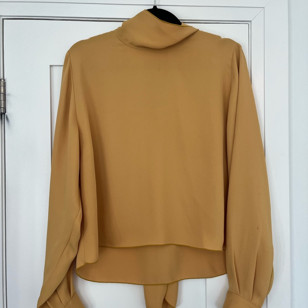 Babaton Mustard Yellow Blouse